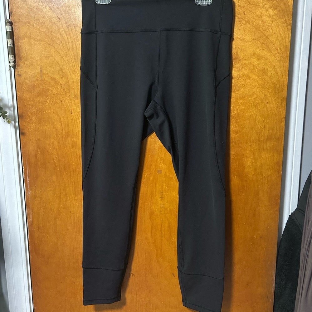 Lululemon Wunder Under High- Rise Crop 21” Full On Luon